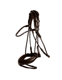 Bridle Dy'On Muserolle Large Round Leather With Swarovski... 2