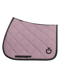 Tapis de Selle Cavalleria Toscana Diamond Quilted Jumping LILAS/NOIR