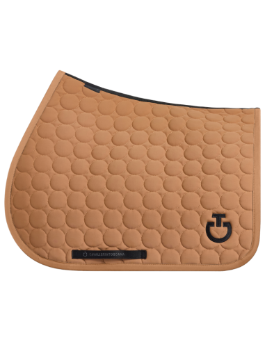 Tapis De Selle Cavalleria Toscana Circle Quilted Jumping AGAVE