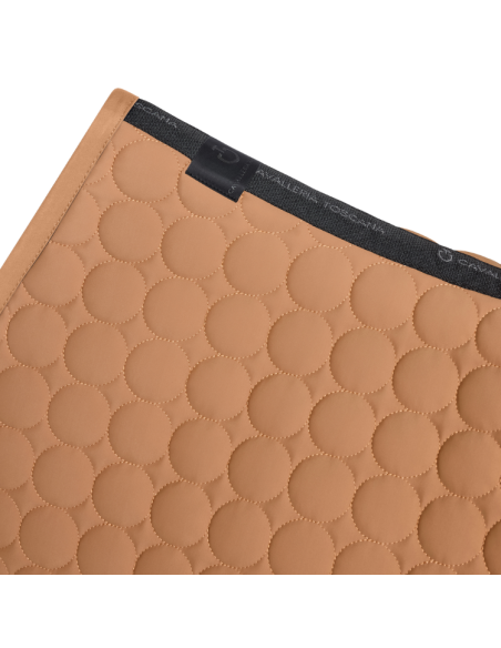 Tapis De Selle Cavalleria Toscana Circle Quilted Jumping  CUIVRE