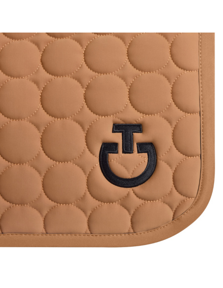 Tapis De Selle Cavalleria Toscana Circle Quilted Jumping  CUIVRE