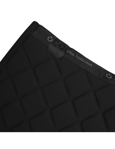 Tapis De Selle Cavalleria Toscana Diamond & Lines Quilted Jumping NOIR