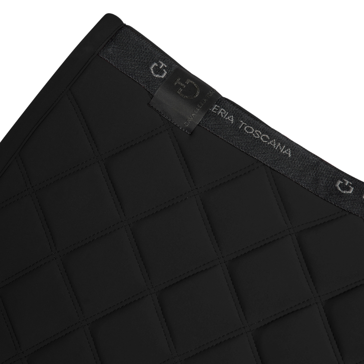 Tapis De Selle Cavalleria Toscana Diamond & Lines Quilted Jumping NOIR