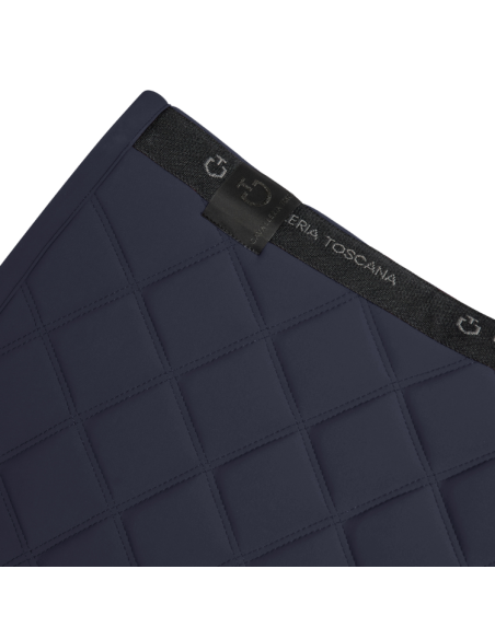 Tapis De Selle Cavalleria Toscana Diamond & Lines Quilted Jumping MARINE