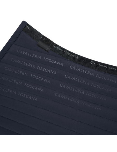 Tapis De Selle Cavalleria Toscana Logo Print Jersey Jumping MARINE