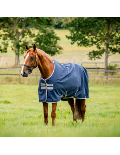 Couverture D'extérieur Horseware Amigo Ripstop Turnout 200gr MARINE/GRIS ORAGE