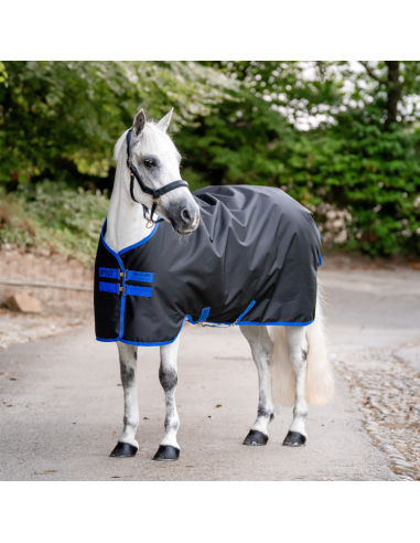 Couverture D'extérieur Horseware Amigo Ripstop Turnout 200gr MARINE/GRIS ORAGE