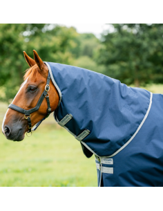 Couverture D'extérieur Horseware Amigo Ripstop Plus Turnout 0gr MARINE/GRIS ORAGE 2