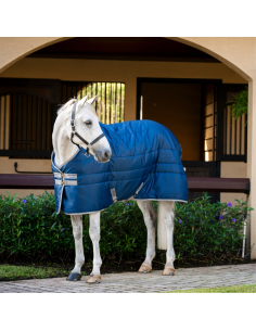 Couverture D'écurie Horseware Amigo Ripstop Insulator 200gr MARINE/GRIS ORAGE