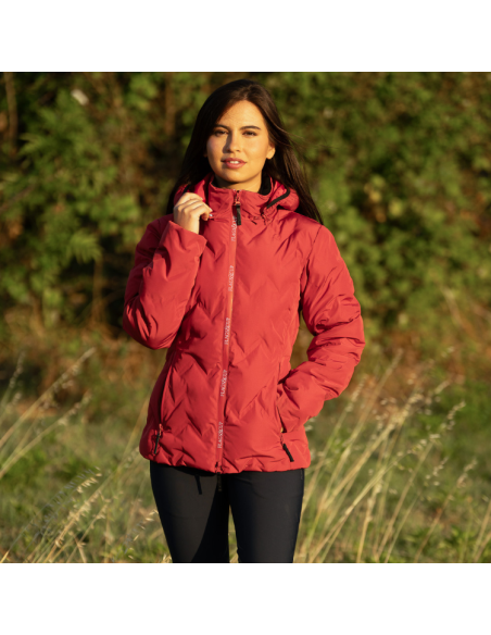 Doudoune Flags & Cup Imperméable Napasoq ROUGE SALSA