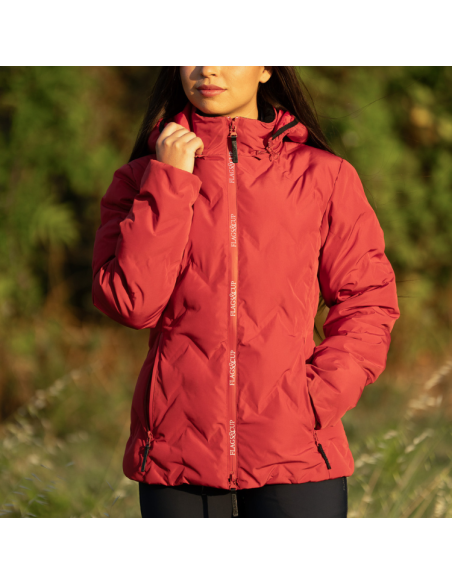 Doudoune Flags & Cup Imperméable Napasoq ROUGE SALSA