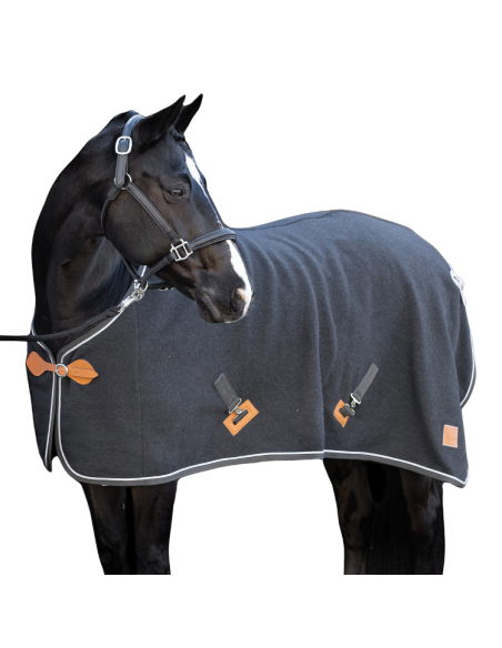 Chemise HV Polo en Laine Scottie GRIS MELANGE