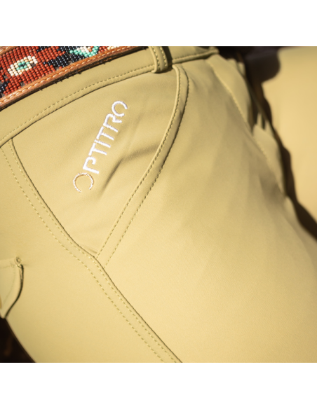 Pantalon d'équitation Optitro Ilma KAKI