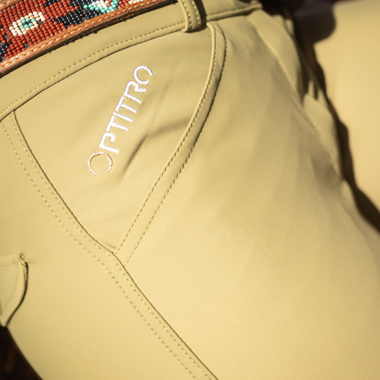 Pantalon d'équitation Optitro Ilma KAKI