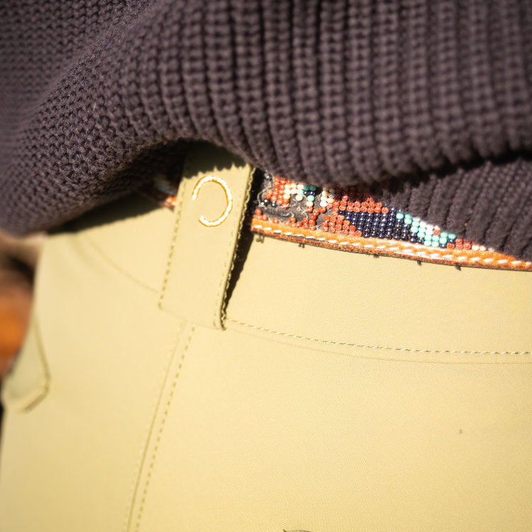 Pantalon d'équitation Optitro Ilma KAKI