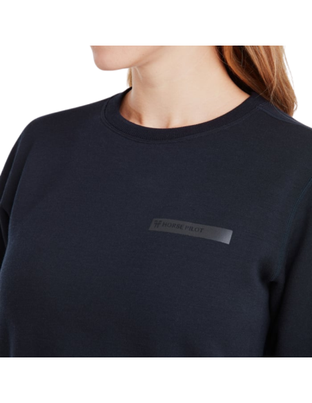 Sweat Horse Pilot Merinos Femme DARK NIGHT
