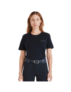 T-Shirt Horse Pilot Merinos Femme DARK NIGHT