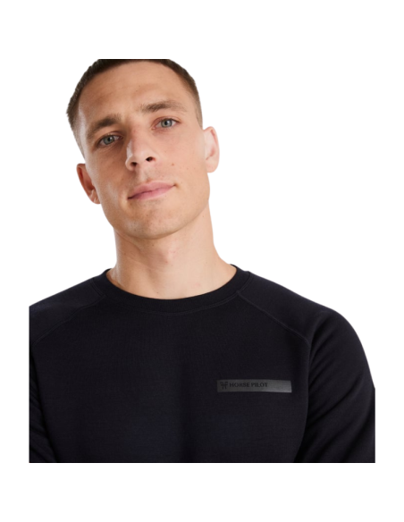 Sweat Horse Pilot Merinos Homme DARK NIGHT