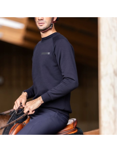Sweat Horse Pilot Merinos Homme DARK NIGHT