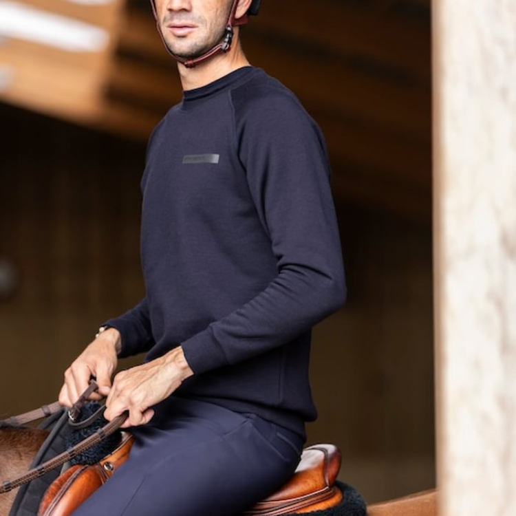 Sweat Horse Pilot Merinos Homme DARK NIGHT