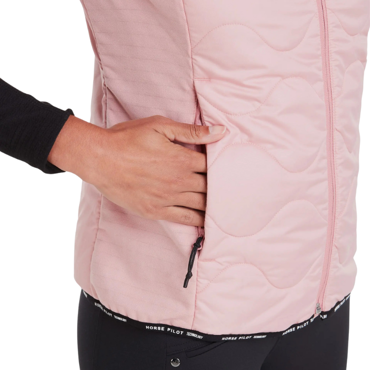 Veste Sans-Manches Horse Pilot Rider Femme BABY PINK