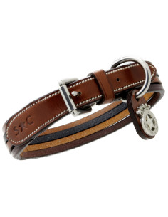 Collier Silver Crown 4 Straps