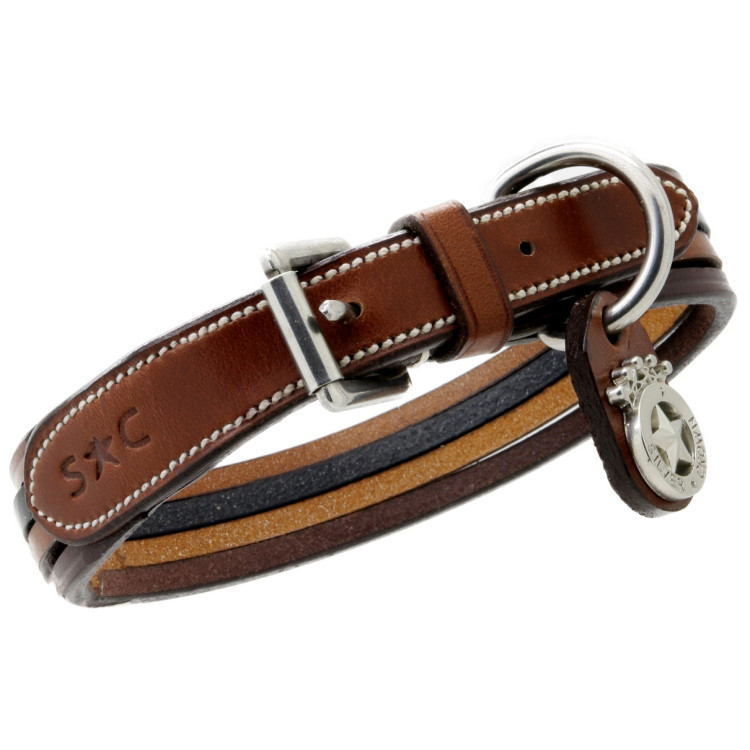 Collier Silver Crown 4 Straps
