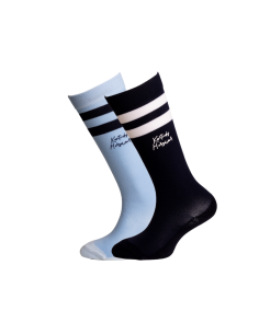 Pack Chaussettes Kentucky Enfant Lignées MARINE/BLEU CLAIR