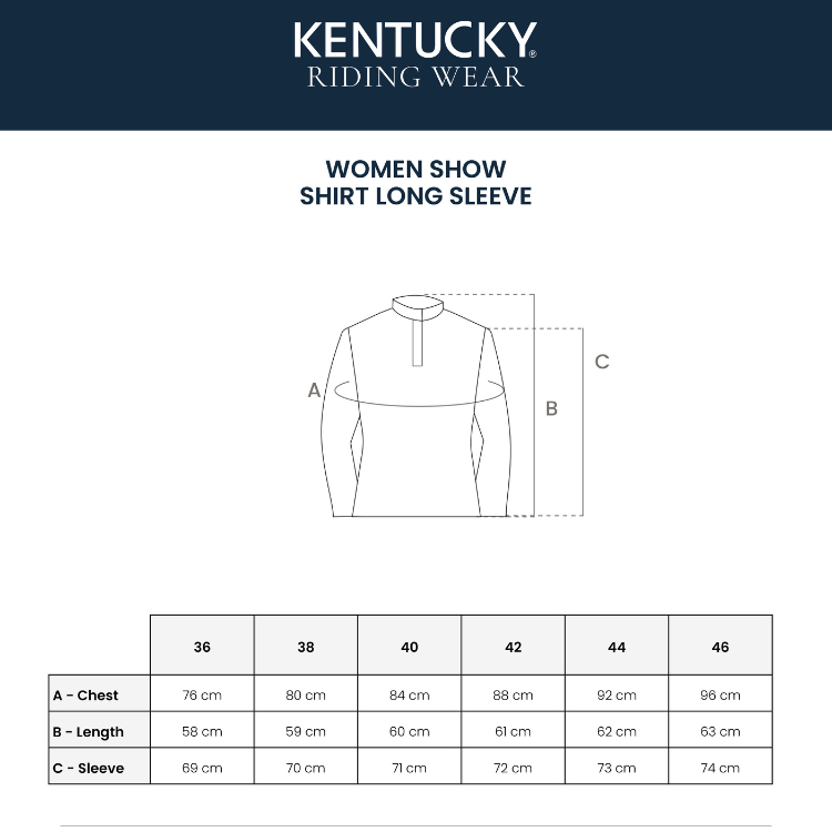 Chemise De Concours Kentucky Tirette Pailletée Manches Longues Femme TAILLE