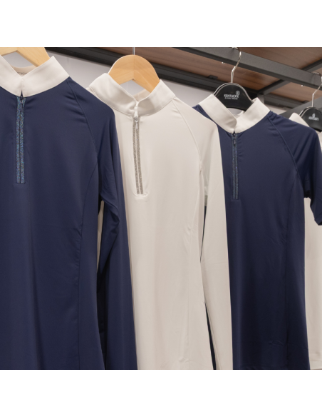 Chemise De Concours Kentucky Tirette Pailletée Manches Longues Femme