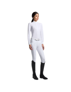 Polo Cavalleria Toscana Perforated L/S LILAS 2