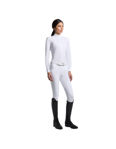 Polo Cavalleria Toscana Perforated L/S LILAS