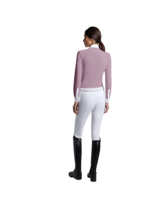 Polo Cavalleria Toscana Perforated L/S LILAS 2