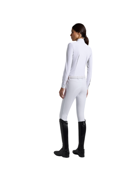 Polo Cavalleria Toscana Heat Sealed Bib BLANC