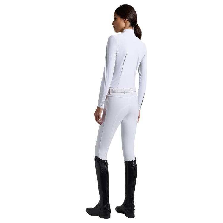 Polo Cavalleria Toscana Heat Sealed Bib BLANC
