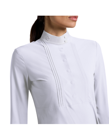 Polo Cavalleria Toscana Heat Sealed Bib BLANC