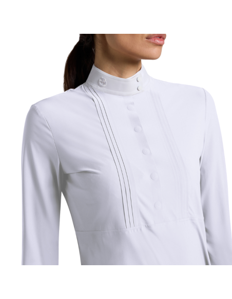 Polo Cavalleria Toscana Heat Sealed Bib BLANC