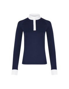 Chemise De Concours Kentucky Classic Manches Longues Femme MARINE