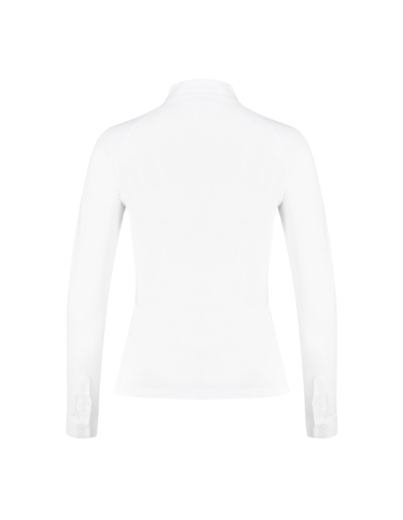 Chemise De Concours Kentucky Classic Manches Longues Femme BLANC