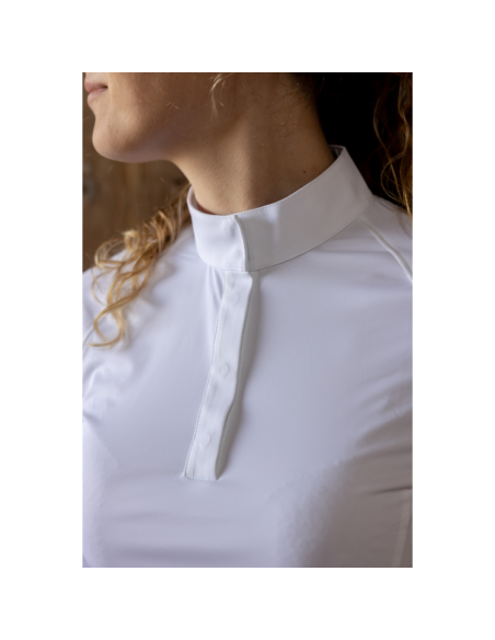 Chemise De Concours Kentucky Classic Manches Longues Femme BLANC