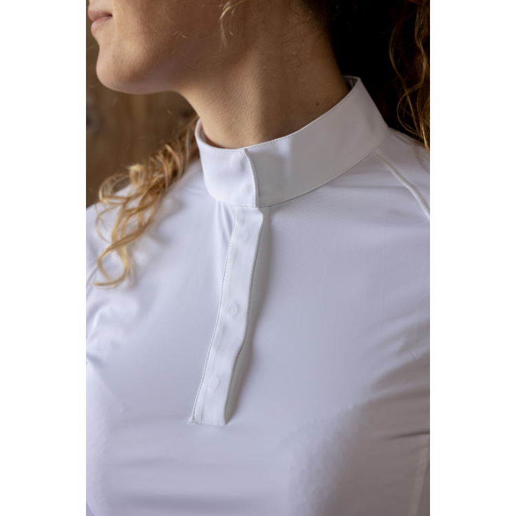 Chemise De Concours Kentucky Classic Manches Longues Femme BLANC