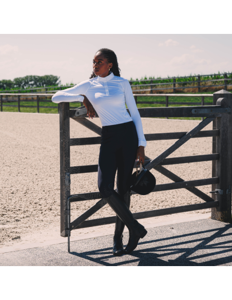 Chemise De Concours Kentucky Classic Manches Longues Femme BLANC