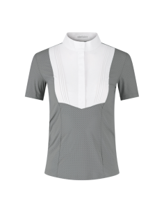 Chemise De Concours Kentucky Heritage Air Manches Courtes Femme GRIS