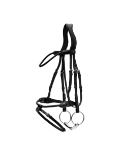 Bridle Dy'on Combined Braided Noseband Round New English...