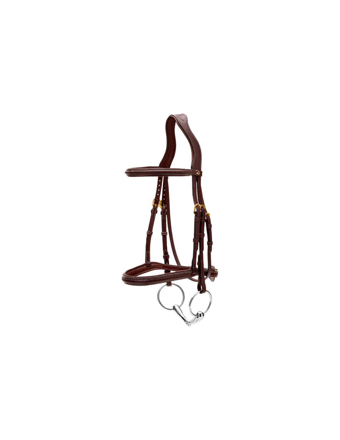 Bride De Cheval Paracorde Tressée Marron - Taille Adulte Avec Coupe-tête D'oreille Galbraith Supply Co