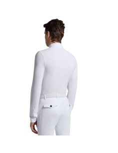 Polo Cavalleria Toscana Warm L/S BLANC 2