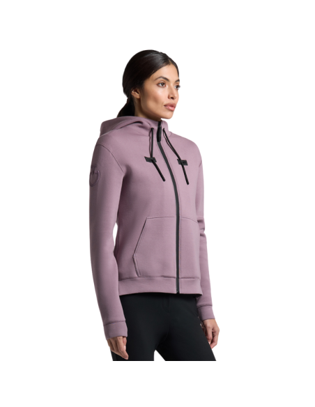 Sweat Zip Cavalleria Toscana Cotton LILAS