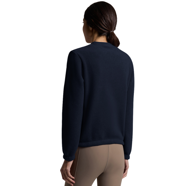 Pull Cavalleria Toscana Fleece Crew Neck MARINE