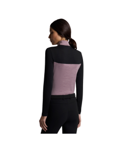 Polo Technique Cavalleria Toscana Wool Turtleneck L/S LILAS/NOIR 2