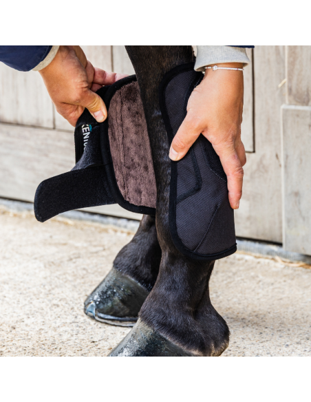 Guêtres de Cross Kentucky 3D Air Flow Skin-Friendly Antérieurs noir